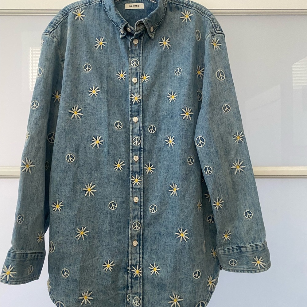Sandro Paris Denim Shirt